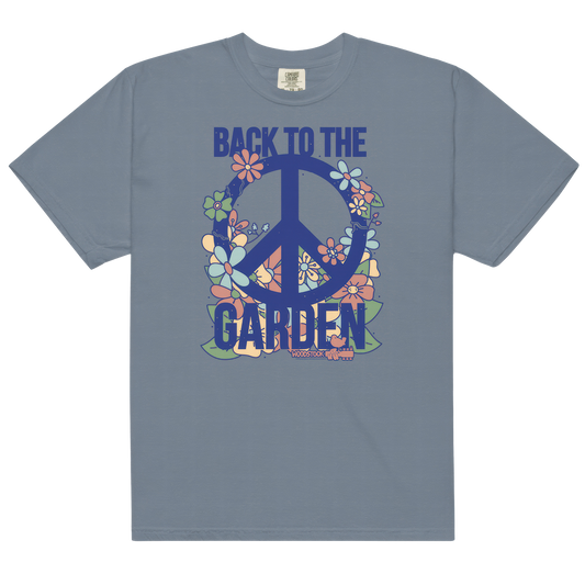 Back to The Garden Floral Peace Sign T-Shirt