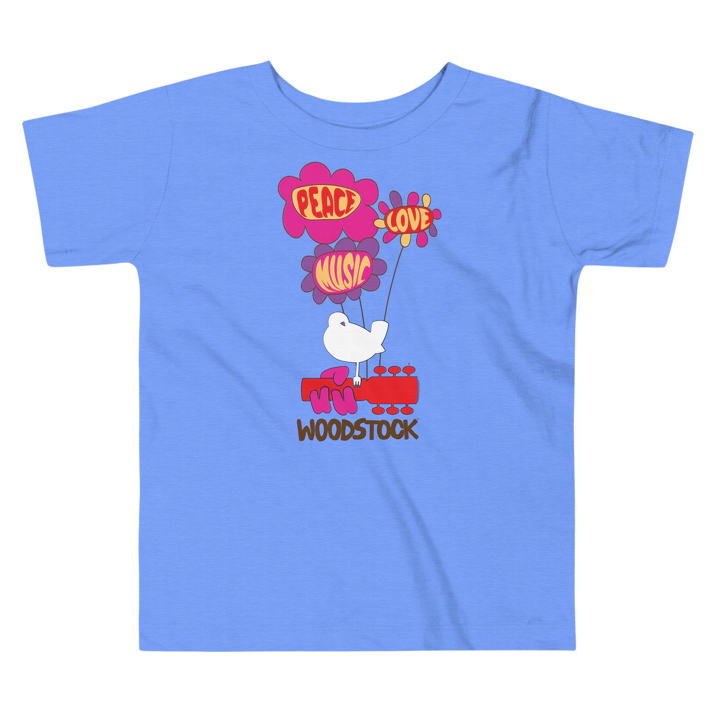 Peace Love Music Woodstock Toddler T-Shirt