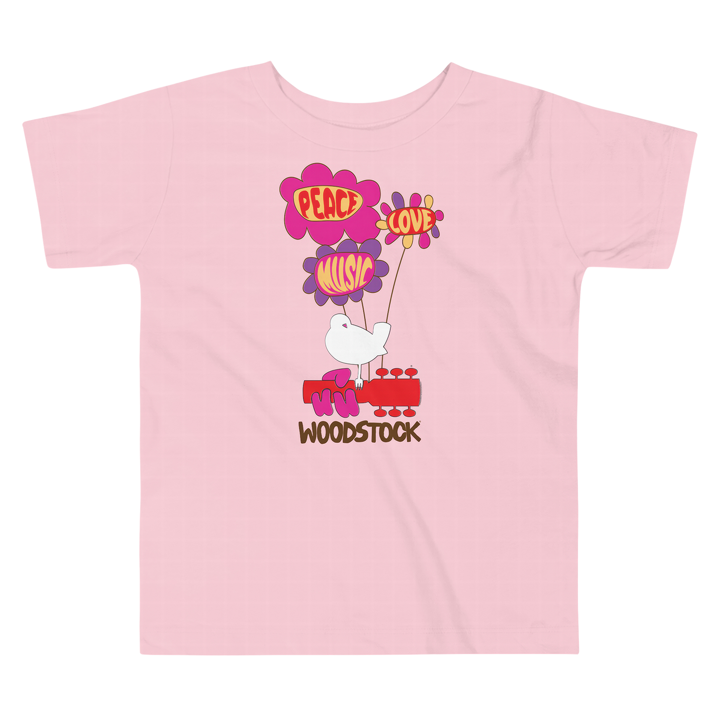 Peace Love Music Woodstock Toddler T-Shirt