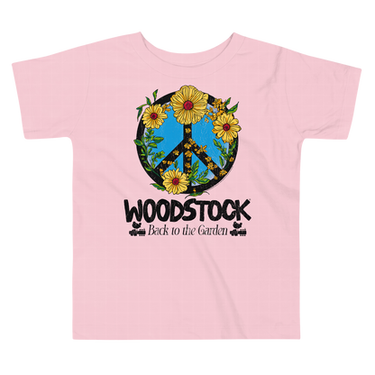 Back to the Garden Peace Sign Toddler T-Shirt