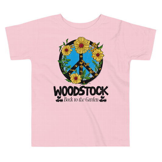 Back to the Garden Peace Sign Toddler T-Shirt