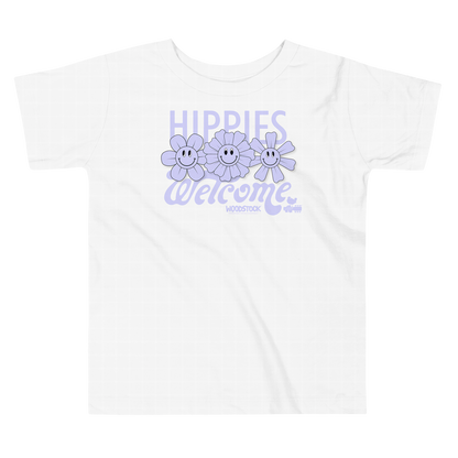 Hippies Welcome Sun Flower Toddler T-Shirt
