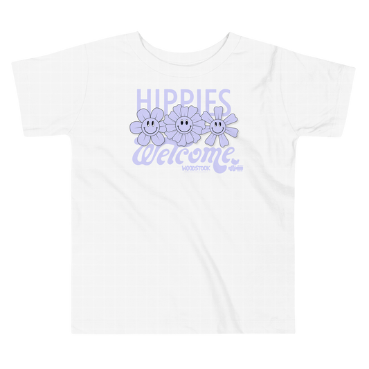 Hippies Welcome Sun Flower Toddler T-Shirt