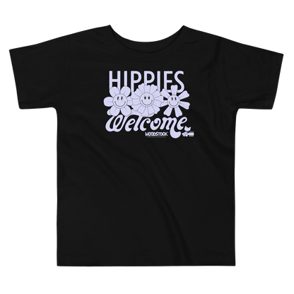 Hippies Welcome Sun Flower Toddler T-Shirt