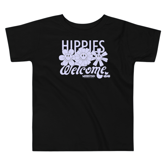 Hippies Welcome Sun Flower Toddler T-Shirt
