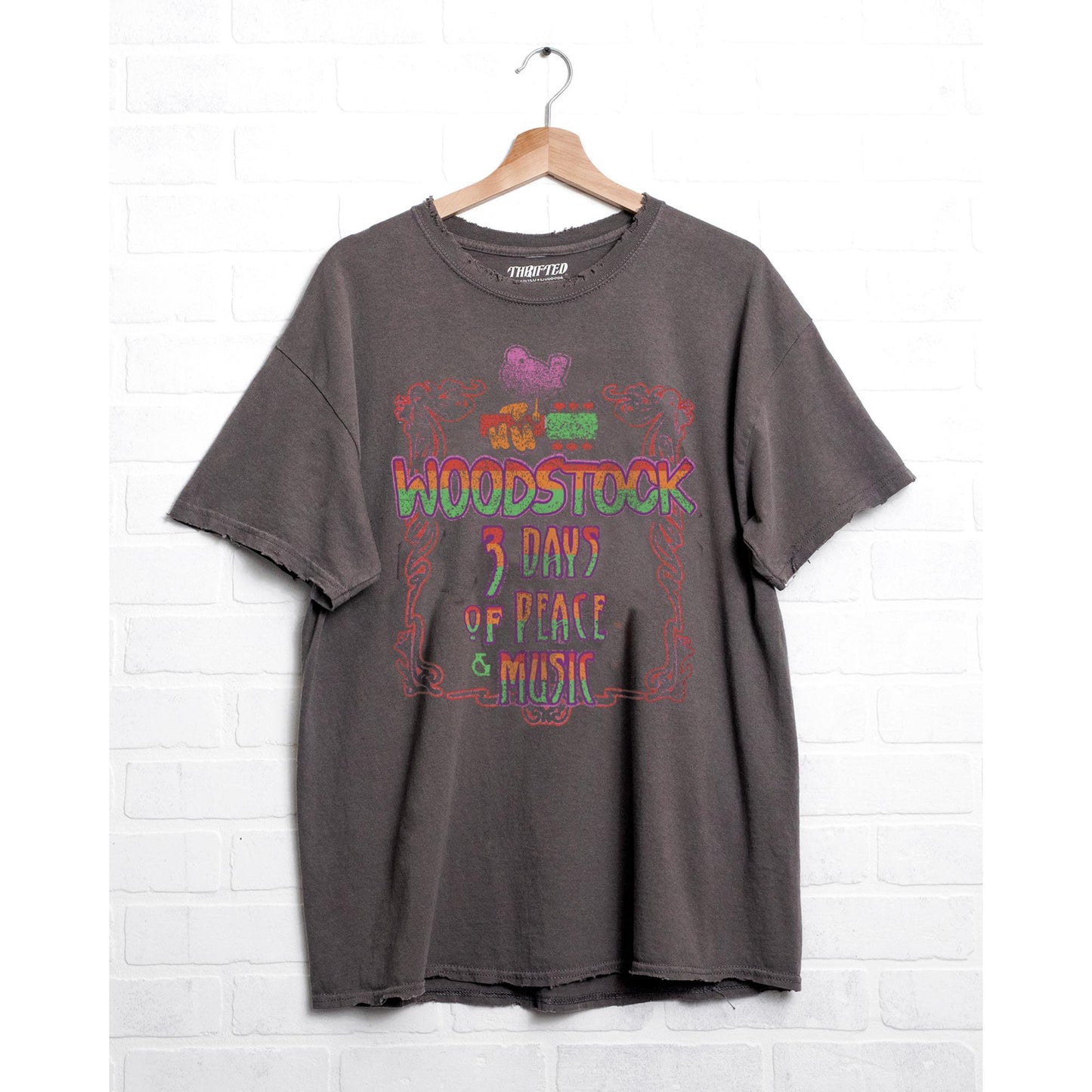 Woodstock 3 Days Distressed T-Shirt