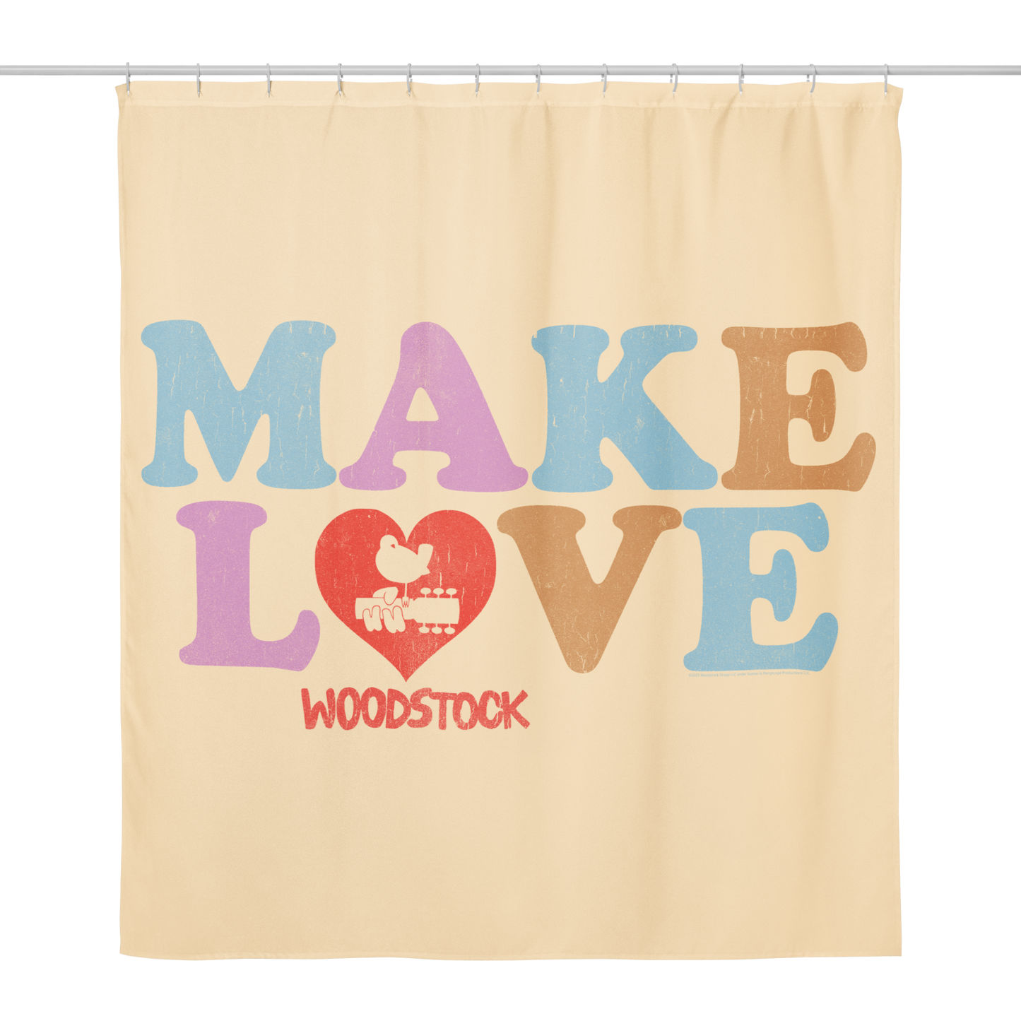 Make Love Shower Curtain