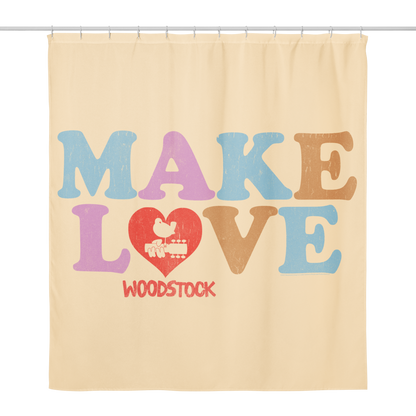 Make Love Shower Curtain